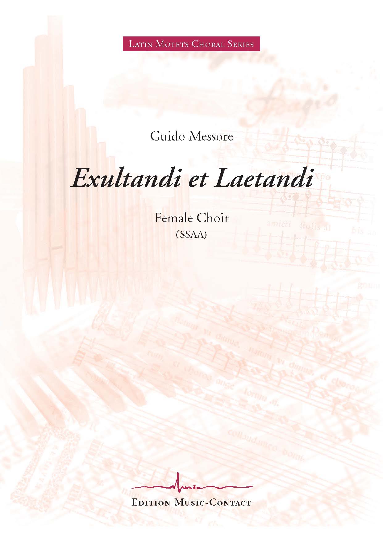 Exultandi et Laetandi - Show sample score